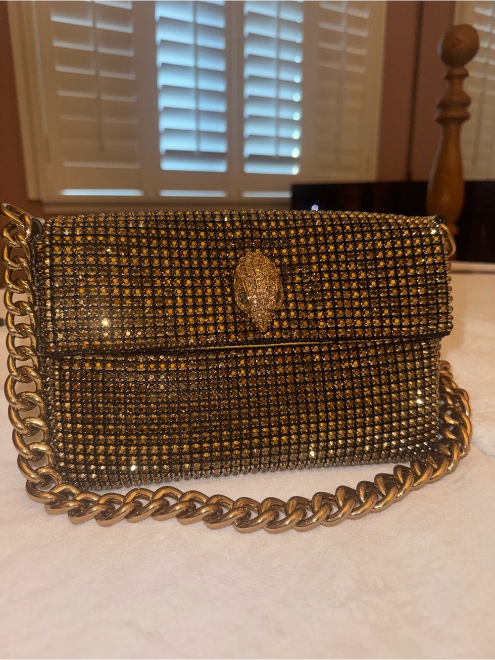 Kurt Gieger Gold Crystal Bag - Picture 2 of 2